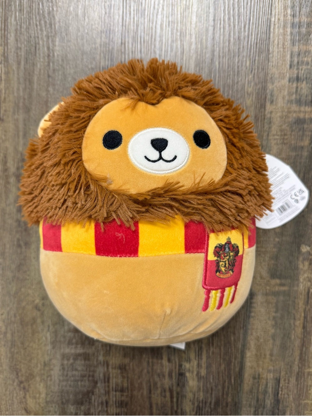 Kellytoy Squishmallows Gryffindor Lion Plush - Brown, Gold, Red with Tag